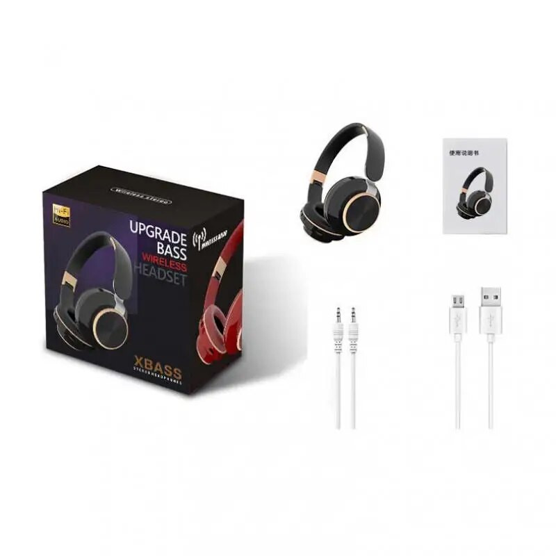 Bežične slušalice kompatibilne s Bluetoothom Subwoofer Stereo Hifi s mikrofonom Računalne sportske slušalice Fleksibilne sklopive slušalice