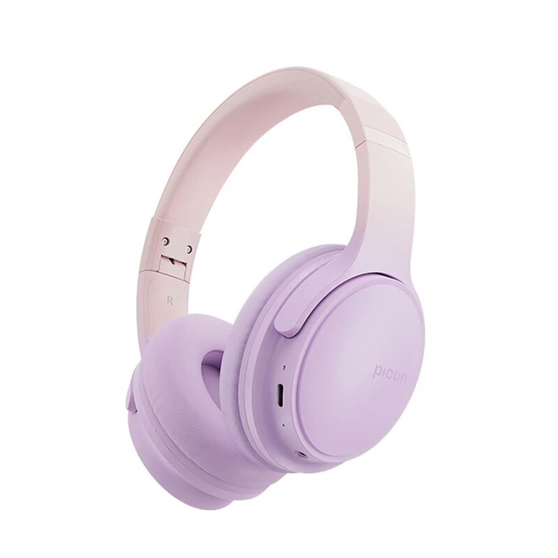Picun Queen Gaming Headset V5.3 Slušalice 40h Dug vijek trajanja baterije Niska latencija Smart Touch HD Calls Over-ear slušalice za računalo