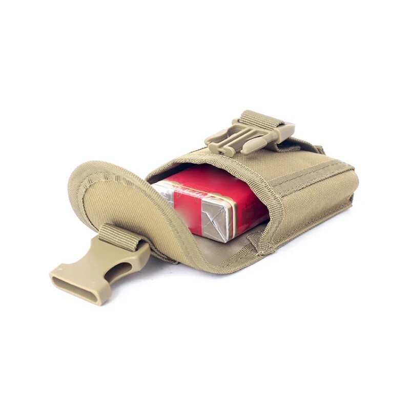 Kompakt vízálló EDC tasak taktikai szervező nylon hordozható MOLLE rendszer zsebvadásztáska derékcsomag