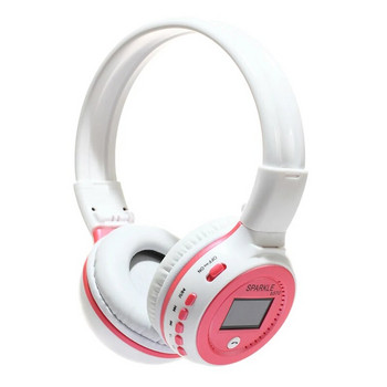 B570 Безжични слушалки с лента за врат Fm радио през ухото Bluetooth стерео слушалки Слушалки за компютър Телефон, Поддръжка на TF карта AUX