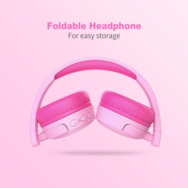 Dječje bežične Bluetooth slušalice sklopive slatke kreativne zaštite za uši Studentske računalne slušalice Dual Mode Sigurne slušalice za djevojčice