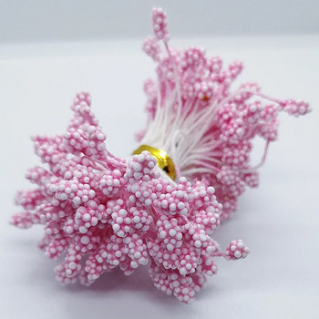 800 бр./лот 5 мм Направи си сам изкуствена пяна цвете тичинка мини перлени цветя венец сватбено парти домашен декор