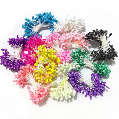 800 tk/partii 5mm DIY kunstvahust lillepuidu minipärlililled pärg pulmapeo kodukaunistus