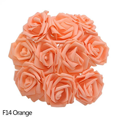 10/20/25/30 db fehér 8 cm-es habos mesterséges rózsavirág, barkácsolással otthoni dekoráció beltéri hamis virág művészet esküvői dekorációs csokor