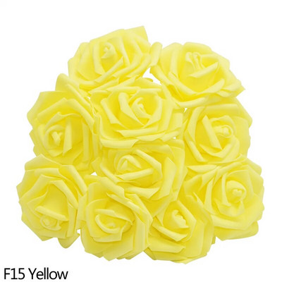 10/20/25/30 db fehér 8 cm-es habos mesterséges rózsavirág, barkácsolással otthoni dekoráció beltéri hamis virág művészet esküvői dekorációs csokor