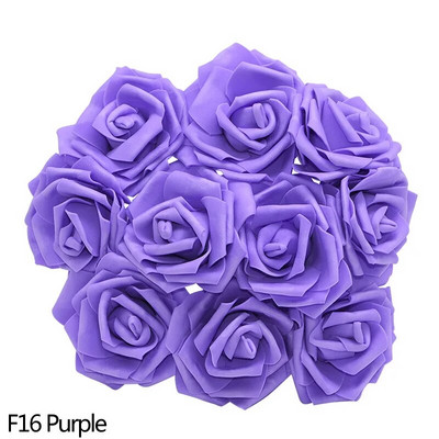 10/20/25/30 db fehér 8 cm-es habos mesterséges rózsavirág, barkácsolással otthoni dekoráció beltéri hamis virág művészet esküvői dekorációs csokor