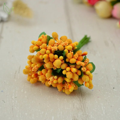 12 komada prašnika od šećera, ručno rađeno umjetno cvijeće, jeftini ukrasi za vjenčanje, DIY vijenac, kutija za darove, ručno izrađeni spomenari, lažni cvijet