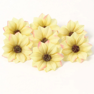 Jeftini 30 kom gerbera Umjetni cvijet Dekoracija za kućne zabave Dodaci za vjenčanje Vijenac Uradi sam Božićni obrt Lažno cvijeće