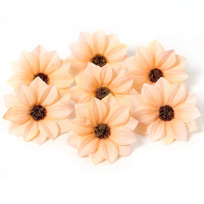 Jeftini 30 kom gerbera Umjetni cvijet Dekoracija za kućne zabave Dodaci za vjenčanje Vijenac Uradi sam Božićni obrt Lažno cvijeće