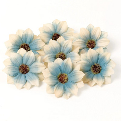 Jeftini 30 kom gerbera Umjetni cvijet Dekoracija za kućne zabave Dodaci za vjenčanje Vijenac Uradi sam Božićni obrt Lažno cvijeće