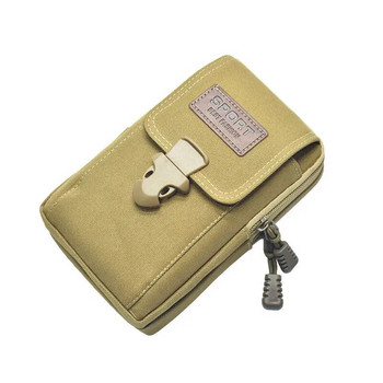 Чанта EDC Molle Портмоне Двуслойна външна водоустойчива военна чанта за талия Мъжка чанта за телефон Къмпинг Лов Тактическа чанта за кръста