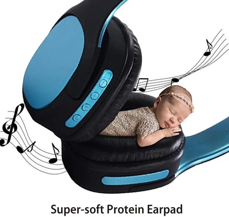 Bežične slušalice s mikrofonom, sklopive Bluetooth slušalice s 3,5 mm audio priključkom za PC/iPhone/Android pametne telefone Računala