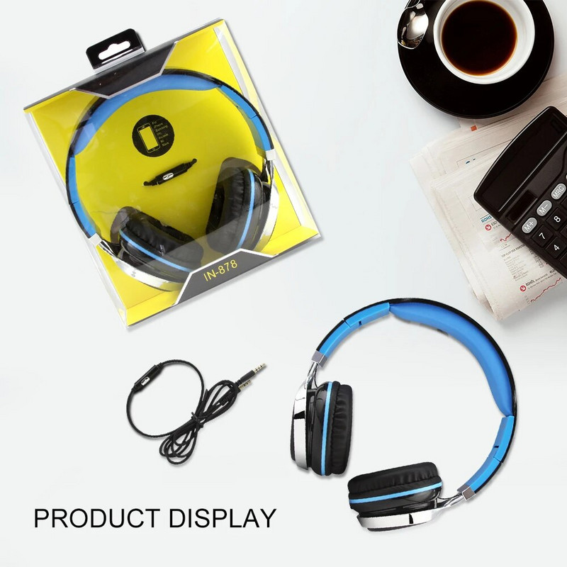 Bluetooth bežične slušalice za računalne igre Sklopive glazbene sportske slušalice s mikrofonom PC igrače za mobilne telefone