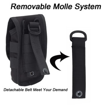 1000D Tactical Phone Pouch Military Fanny Pack Διπλής στρώσης EDC Pack Θήκη πορτοφολιού για ζώνη μέσης για κάμπινγκ για κυνήγι