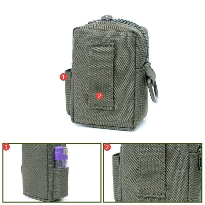 Tactical Molle EDC Pouch Utility Gadget Belt Torba oko struka 1000D vojna oprema Prijenosne vodootporne torbe za kampiranje, planinarenje, penjanje