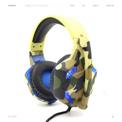 RGB igraće 3,5 mm slušalice s mikrofonom Kontrola glasnoće Gamerske slušalice za PS4 prijenosno računalo/računalo