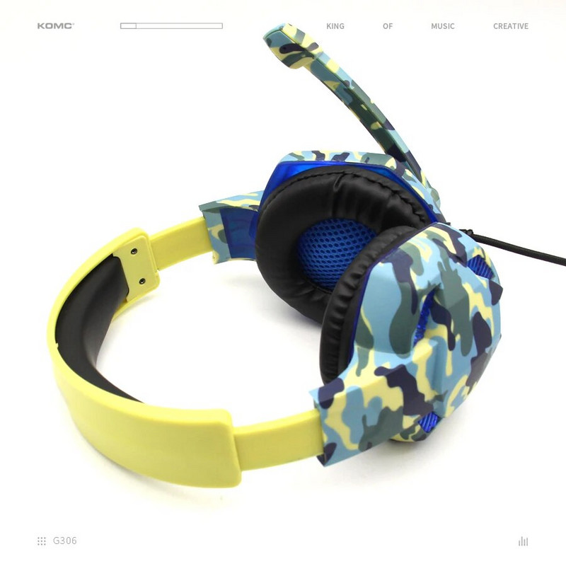 RGB igraće 3,5 mm slušalice s mikrofonom Kontrola glasnoće Gamerske slušalice za PS4 prijenosno računalo/računalo