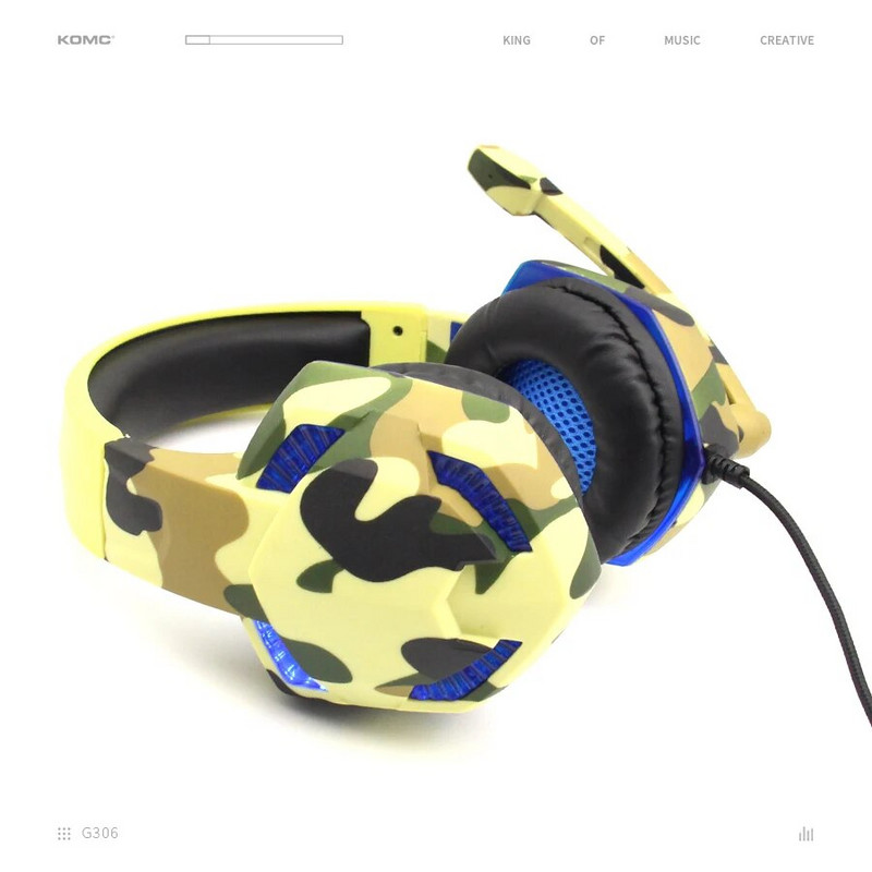 RGB igraće 3,5 mm slušalice s mikrofonom Kontrola glasnoće Gamerske slušalice za PS4 prijenosno računalo/računalo