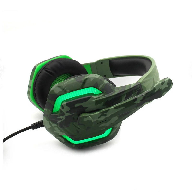 RGB igraće 3,5 mm slušalice s mikrofonom Kontrola glasnoće Gamerske slušalice za PS4 prijenosno računalo/računalo