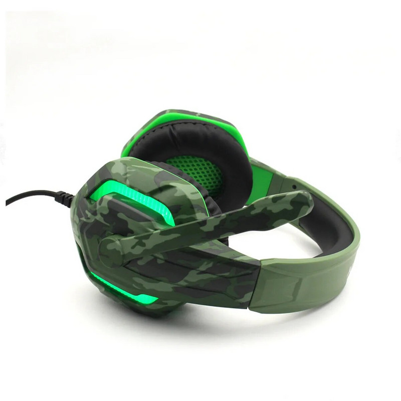 RGB igraće 3,5 mm slušalice s mikrofonom Kontrola glasnoće Gamerske slušalice za PS4 prijenosno računalo/računalo