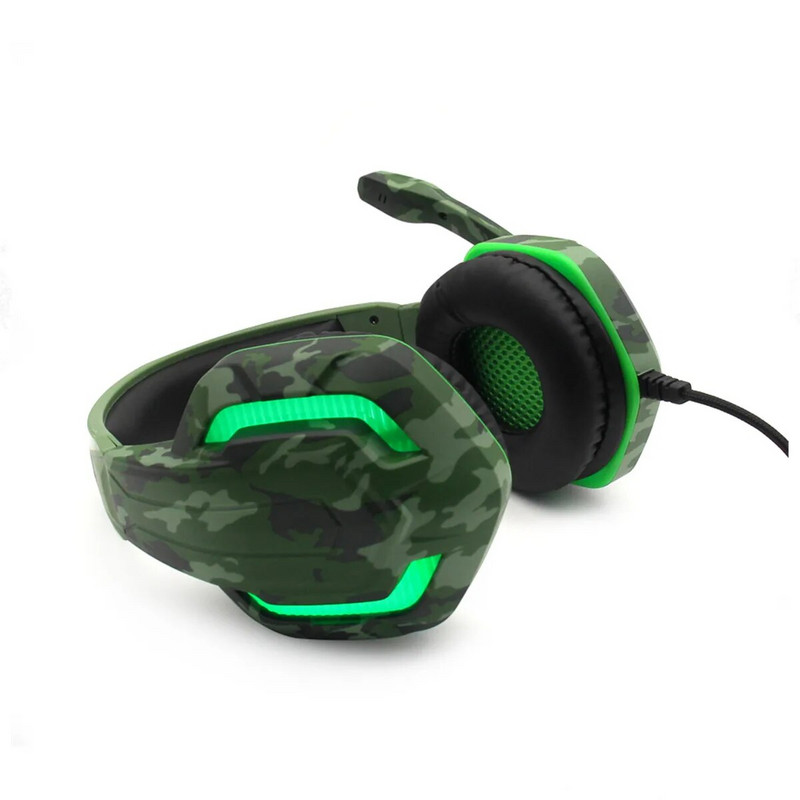 RGB igraće 3,5 mm slušalice s mikrofonom Kontrola glasnoće Gamerske slušalice za PS4 prijenosno računalo/računalo