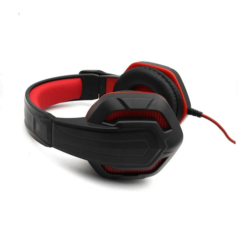 Gaming fejhallgató 3,5 mm-es fejhallgató mikrofonos hangerőszabályzóval Gamer fülhallgató fejhallgató PS4 PC-hez mobil számítógéphez / laptophoz / számítógéphez