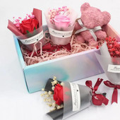 Sapun Buket ruža Poklon za Valentinovo za prijatelje Vjenčani buket Dekoracije doma Buket ruža Ruke Pokloni za svatove