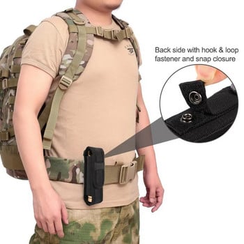 Φακός Molle Θήκη LED Φακός Θήκη Πακέτο μέσης Στρατιωτική τσάντα φακού Θήκη μεταφοράς Αξεσουάρ κυνηγιού