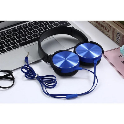 3,5 mm-es vezetékes/vezeték nélküli Bluetooth fejhallgató térhatású hang HiFi sztero számítógépes játékhoz kihangosító fejhallgató mikrofonos fülhallgatóval