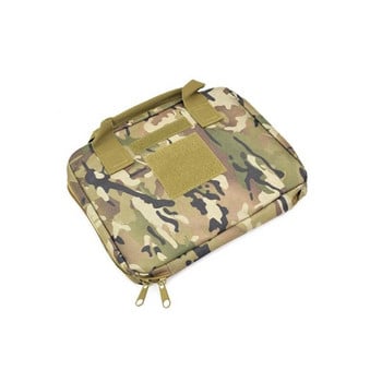 Τσάντα μεταφοράς πιστολιού χειρός 25X20cm με λουρί θήκης γεμιστήρα Φορητή θήκη πιστολιού Θήκη κυνηγιού Airsoft