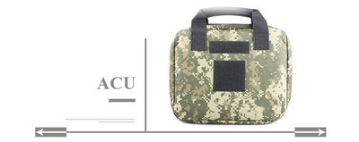 25X20CM torba za nošenje pištolja s pištoljem s remenčićem za torbicu za spremnik Airsoft futrola za lovačko oružje, prijenosna torba za nošenje pištolja