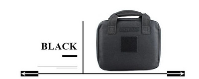 25X20CM torba za nošenje pištolja s pištoljem s remenčićem za torbicu za spremnik Airsoft futrola za lovačko oružje, prijenosna torba za nošenje pištolja