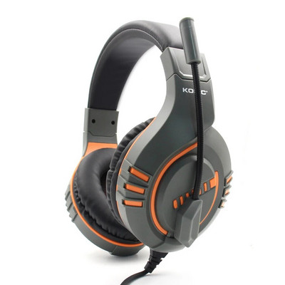 USB slušalice s mikrofonom za računalo, slušalice za prijenosno računalo koje se stavljaju preko uha s mikrofonom za poništavanje buke u liniji s kontrolom