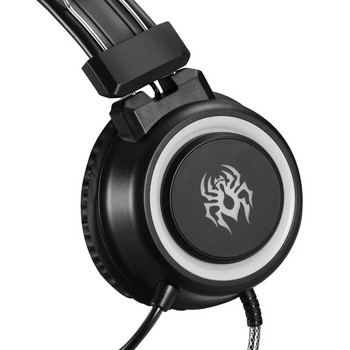 RGB игрови слушалки Геймърски слушалки Бас Стерео слушалки за глава Casque PC Лаптоп Микрофон Кабелни слушалки за компютър PS4 Xbo