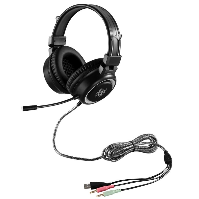 RGB Spēļu Austiņas Spēļu Austiņas Bass Stereo Virs galvas austiņas Casque PC Klēpjdatora Mikrofons Vadu austiņas datoram PS4 Xbo