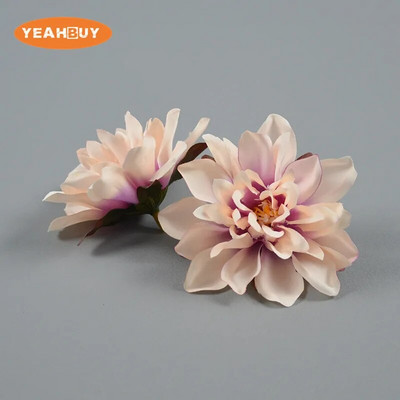 5 vnt. 8 cm 10 spalvų šilko epifilo dirbtinių gėlių galvutės „pasidaryk pats“ nuotakos puokštė galvos apdangalai, gėlių, vestuvių dekoravimo reikmenys