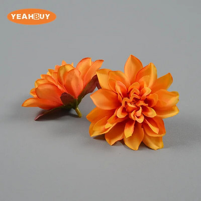 5 vnt. 8 cm 10 spalvų šilko epifilo dirbtinių gėlių galvutės „pasidaryk pats“ nuotakos puokštė galvos apdangalai, gėlių, vestuvių dekoravimo reikmenys