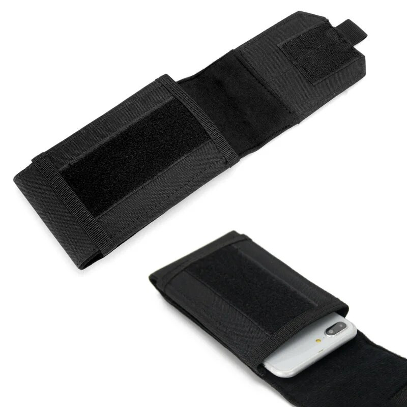 Välitingimustes meeste Molle telefonikott 600D nailonist taktikaline vöökott EDC Tool Fanny Pack Telkimine Jahindus Sõjalised tarvikud Laserkott