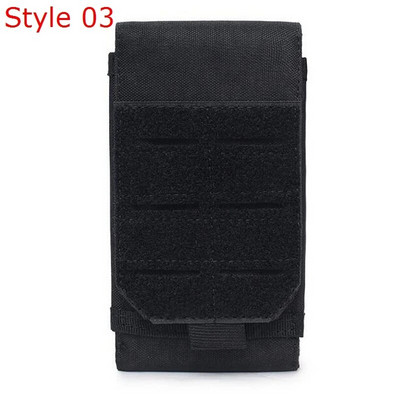 Taktiniai krepšiai Molle maišeliai Karinės aprangos juosmens krepšys Vyriški telefono maišeliai Stovyklavietės Medžioklės priedai Diržas Fanny Pack Armijos EDC paketas