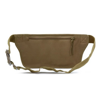 Тактическа водоустойчива мъжка чанта за кръста с три джоба на открито, армейска EDC Molle чанта за лов, къмпинг, туризъм, чанта за телефон, мъжка