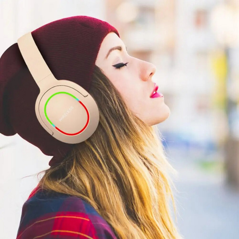 Uživajte u glazbi. Univerzalni mikrofon za slušalice preko uha, računalni pribor za poništavanje buke