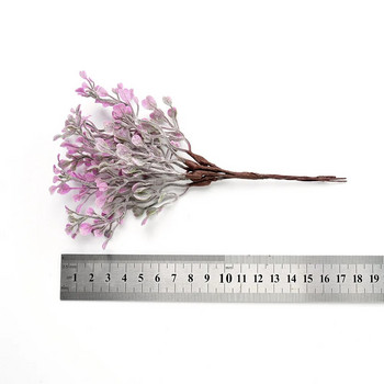 6 τεμ/δεμάτιο τεχνητό λουλούδι φύλλα βελανιδιού μπουκέτο φυτό diy γαμήλιο σπίτι Χριστουγεννιάτικη διακόσμηση στεφάνι λεύκωμα χειροτεχνίας ψεύτικο λουλούδι