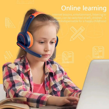 AKZ-K25Wireless Bluetooth 5.0 ακουστικά με μικρόφωνο στερεοφωνική μουσική Ρυθμιζόμενη πάνω από το κεφάλι HeadsetGame Ακουστικά υπολογιστή για παιδιά