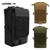 1000D Tactical Molle telefonikott sõjaline EDC Fanny Pack vöökott Vesti pakk rahakott Mobiiltelefoni ümbris välitingimustes jahikott