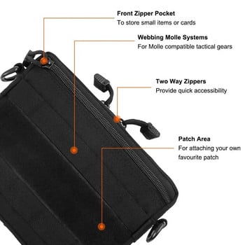 1000D Tactical Molle Pouch Military EDC Gear Tool Pack Ιατρική τσάντα έκτακτης ανάγκης εξωτερικού χώρου για τσάντα αξεσουάρ κυνηγιού σακίδιο πλάτης γιλέκου