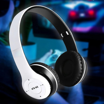 P47 Безжични слушалки Спортни игри Слушалки Слушалки Шумопотискане Съвместими с Bluetooth 5.0 Вграден микрофон за бягане във фитнес зала