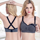 Zīdīšanas krūšturi Grūtniecēm Barošanas krūšturi Sievietēm Grūtniecēm Sporta Apģērbs Sievietēm Grūtniecēm Piena Barošanas Apģērbi Bezmaksas piegāde Emocijas Mamma