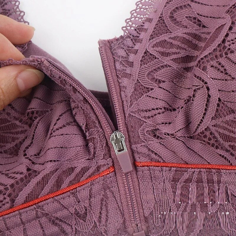 Grudnjak za trudnice i dojilje s prednjim dugmetom, grudnjak za dojenje Plus grudnjak s grudnjakom za trudnice, prsluk, čipka, veliko donje rublje, donje rublje