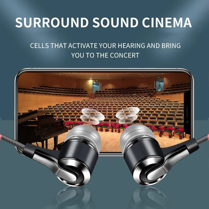 X15 In-Ear Direct Plug Drive-by-Wire slušalice Računalo Mobitel Sport Gaming Žičane slušalice s mikrofonom Slušalice