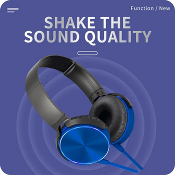 PUJIMAX 3,5 mm Ενσύρματα ακουστικά πάνω από το αυτί Ακουστικά μπάσων ήχος μουσικής Στερεοφωνικά ακουστικά Ευέλικτο ρυθμιζόμενο ακουστικό για τηλέφωνα MP3 PC